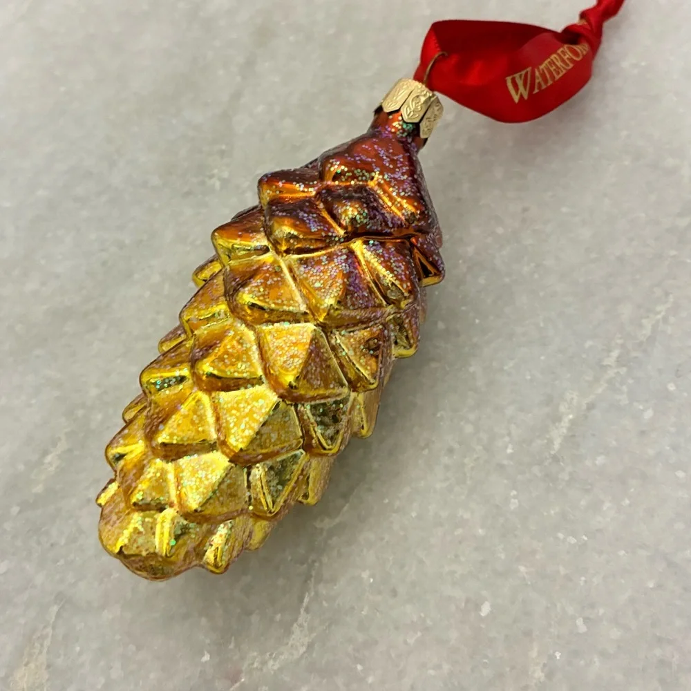 Waterford Pinecone Holiday Heirloom Ornament
